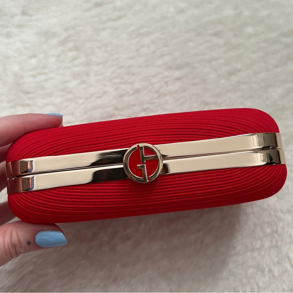 Giorgio Armani Beauty Red Clutch
